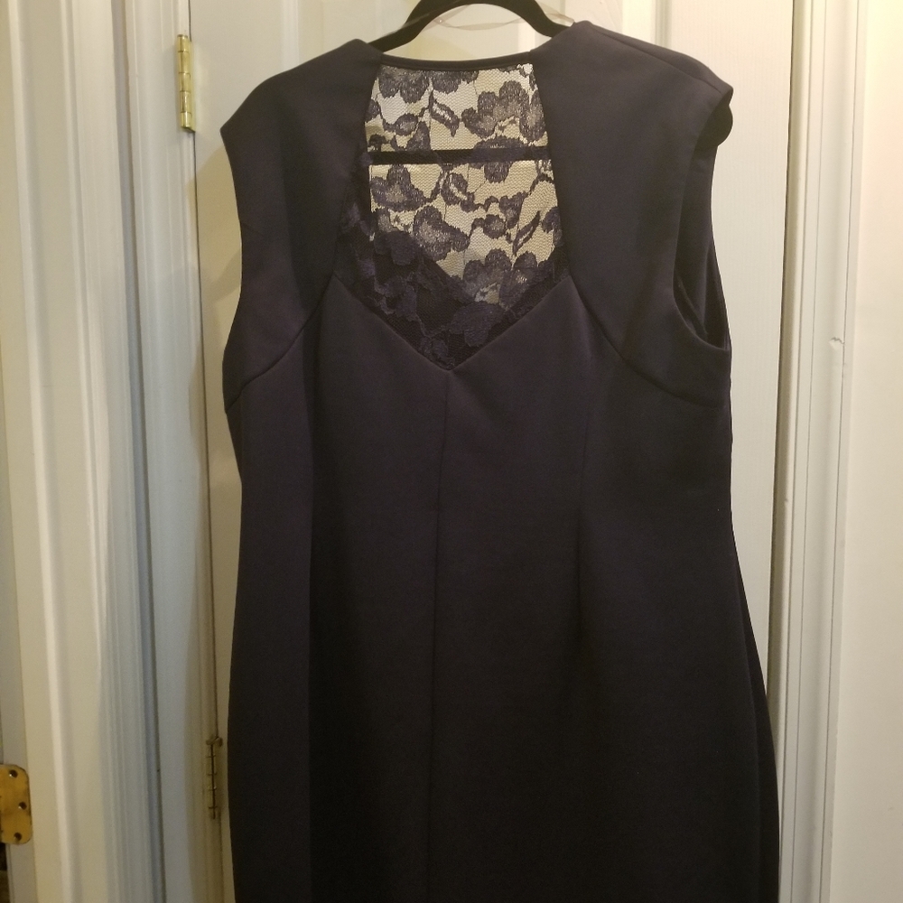 Navy Blue dress with lace(All dresses 2/$15)